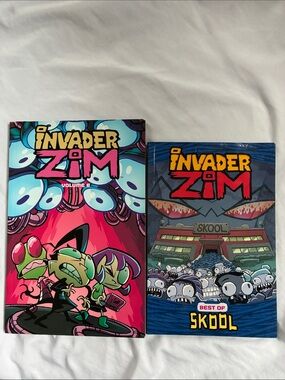 Invader Zim Comics Graphic Novel Bundle -  Volume 8 & Best of Skool